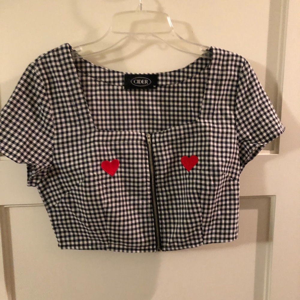 Cider Checkered Top